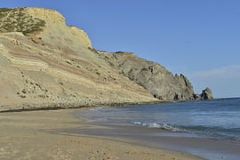 La plage magique de Luz, en Algarve - Portugal