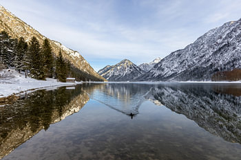 Schöner Wintertag am Heiterwanger See