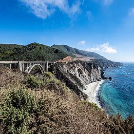 Bixby-Creek-Brücke, Highway One, Kalifornien von VanEis Fotografie