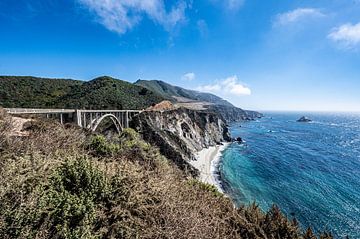 Bixby-Creek-Brücke, Highway One, Kalifornien von VanEis Fotografie