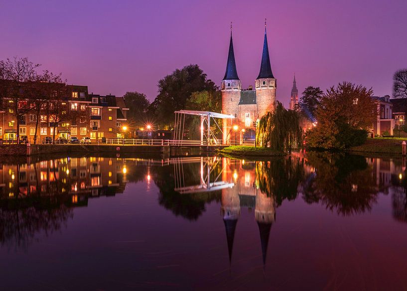 Kleine Oostpoortbrug (Centrum), Delft von Edwin Kooren
