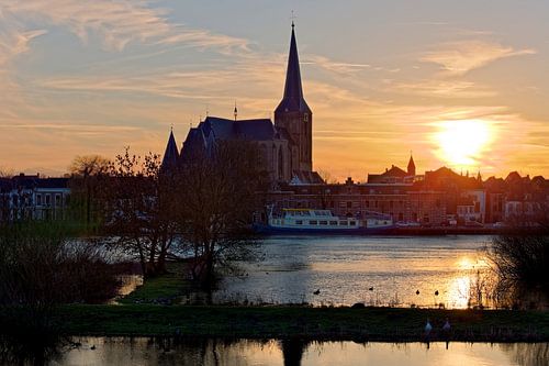 Zonsondergang Bovenkerk te Kampen