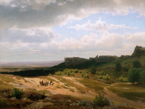 Worthington Whittredge-Vanuit de Harz Mountains (Ruiters in de Harz Mountains)