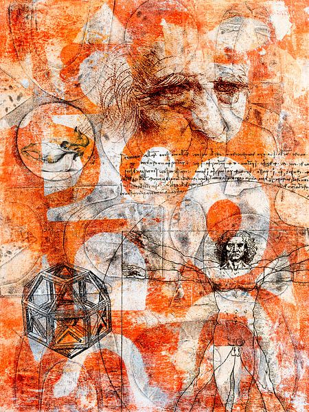 Leonardo's sketchbook by Lida Bruinen