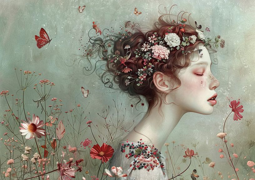 Whispers of Nature&#039;s Grace by Abstract Painting