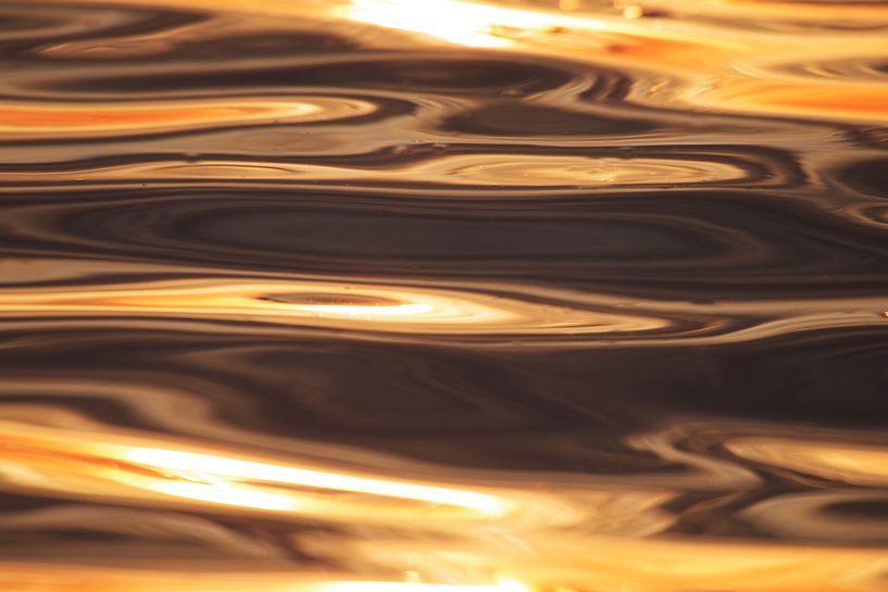 Zeewater in de zonsondergang par Tanja Riedel