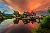 Sunset in the amazing Zaanse Schans van Costas Ganasos thumbnail