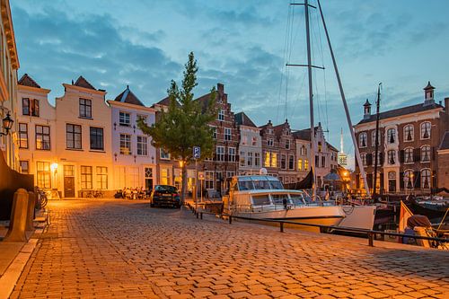 Haven van Goes in de avond