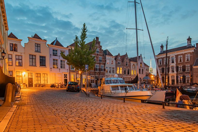 Hafen von Goes am Abend von Patrick Fotografeert