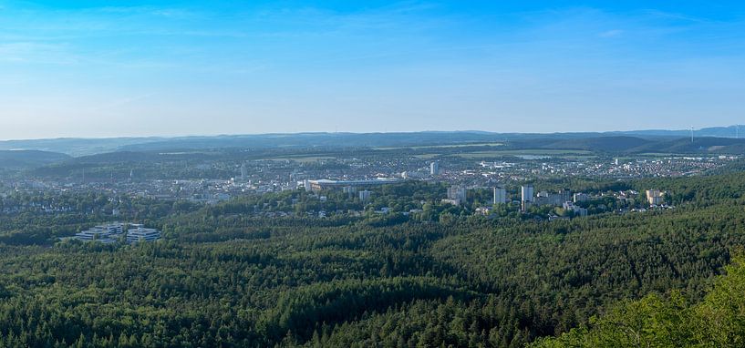 Stadspanorama van KTown Kaiserslautern in Rijnland-Palts van Patrick Groß