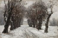 Theodore Clement Steele, Winter in München - 1885 von Atelier Liesjes Miniaturansicht