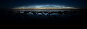 Nuages nocturnes lumineux
