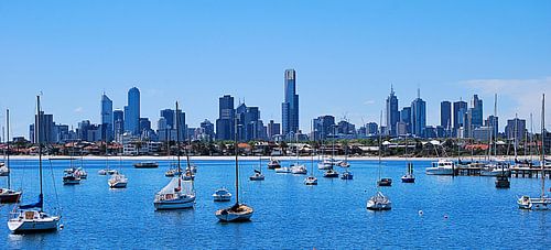 Skyline van Melbourne & St. Kilda - Stadsleven aan de Kust