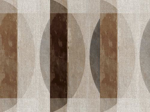 Modern Scandinavisch Bauhaus Abstractie Organisch Aards