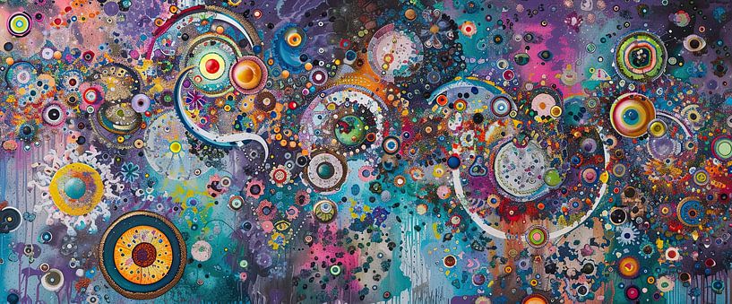 Abstract Chameleon Painting by Eye catching paintings