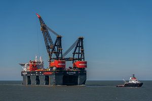 Dutch Glory! Ankunft der Sleipnir im Hafen von Rotterdam am 20. März 2020.