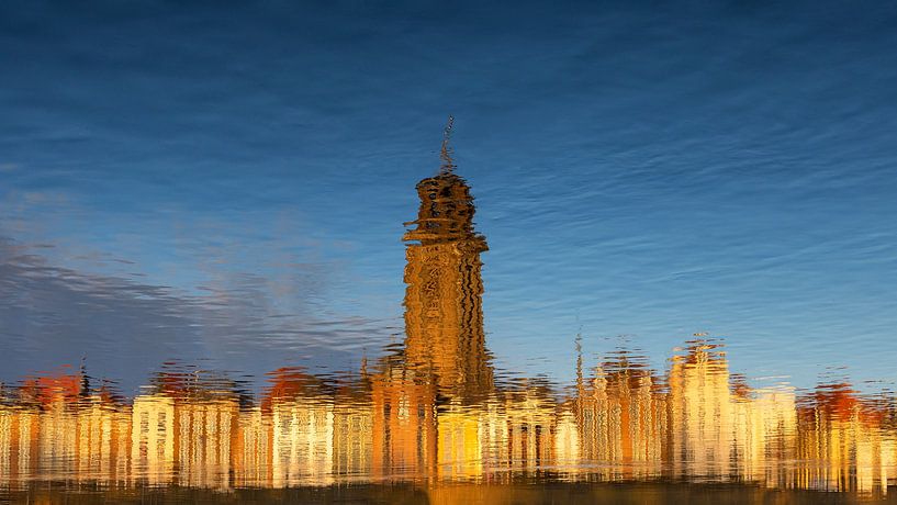 Deventer in reflection, Netherlands by Adelheid Smitt