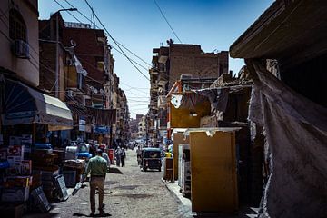 Egyptian Street Pictures: A Dive into the Daily Life of Edfu and Aswan by FotoDennis.com | Werk op de Muur