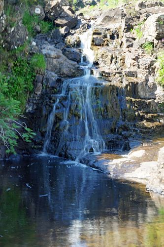 Aan de voet van de Black Cuillins bij Glenbrittle liggen de Fairy Pools