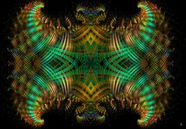 Harlequin Fractal by Petra Köhler