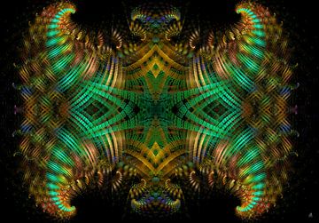 Arlequin fractal sur Petra Köhler