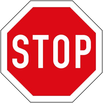 German, Austria, Switzerland Stop sign by de-nue-pic