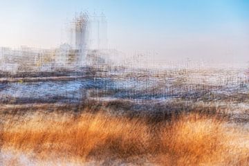Vuurtoren van Noordwijk, schilderachtig effect van Yanuschka Fotografie | Noordwijk
