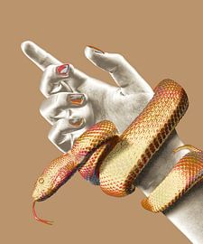 The Golden Snake by Mad Dog Art