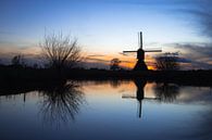 Sunset with Mill by Zwoele Plaatjes thumbnail