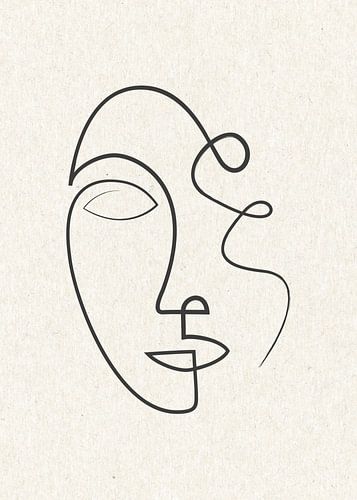 Portrait/dessin au trait