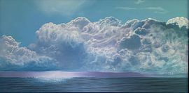 Stormfront schilderij 60x120cms van Ronald Boon