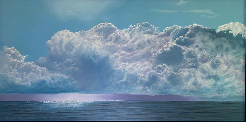 Stormfront schilderij 60x120cms van Ronald Boon