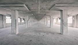 Verlassene Standorte: Sphinx-Fabrik Maastricht Eiffelgebäude Halle. von OK-ART