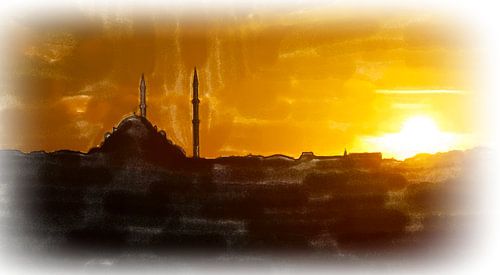 Sunset over the Golden Horn