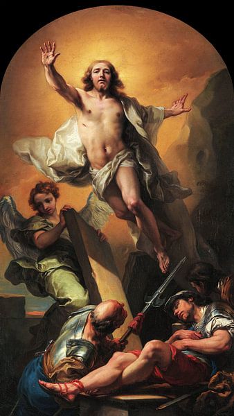 Carle Van Loo,The Resurrection by finemasterpiece