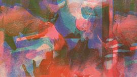 Intense colorful abstract art by Abstract Minimalist Art