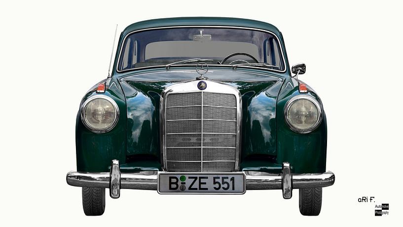 Mercedes-Benz 219 Ponton (W 105) in original color by aRi F. Huber