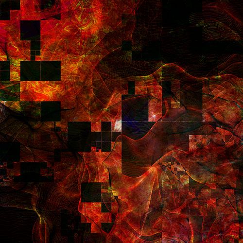 Firewater 01 - abstracte digitale compositie
