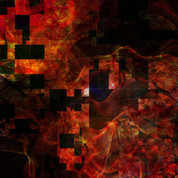 Firewater 01 - abstract digital composition by Nelson Guerreiro