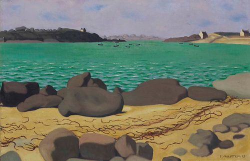 Félix Vallotton - Ploumanach harbour (1917)