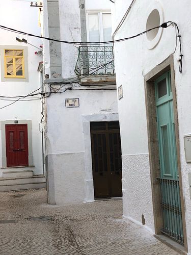 de straten van Olhao Portugal