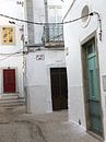 de straten van Olhao Portugal van Henriette Tischler van Sleen thumbnail