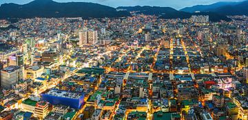 Busan stad, Zuid Korea van Yevgen Belich