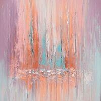 Warm Reflections in Abstract Harmony