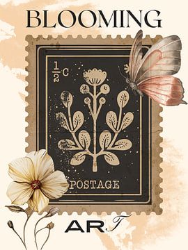 Affranchissement fleuri