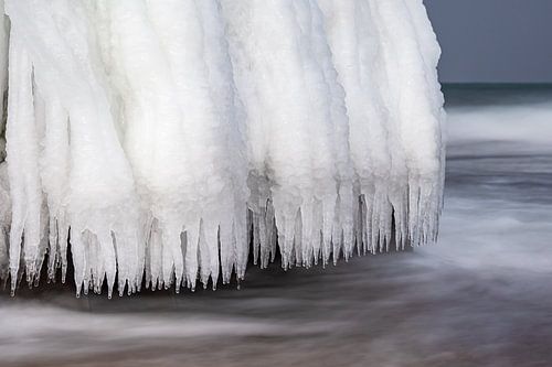 Winter at the coast of the Baltic Sea near Kühlungsborn