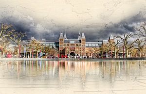 Amsterdam Museumplein von Peter Roder