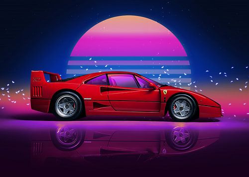 Ferrari F40 des années 80