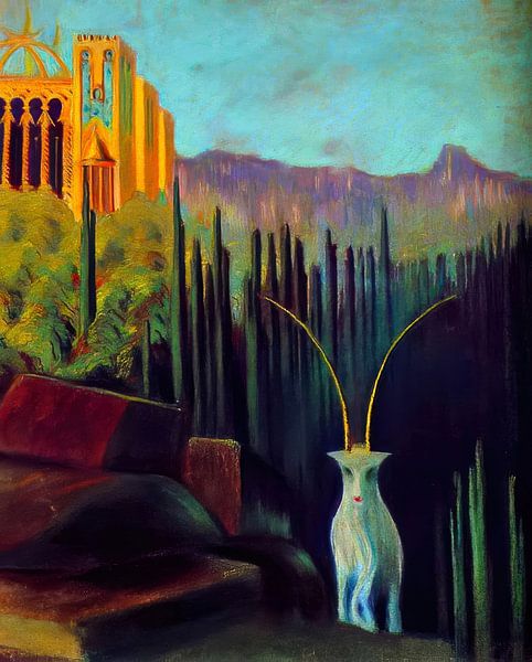 Die Ziege - Mikalojus Konstantinas Ciurlionis von Accessible Art