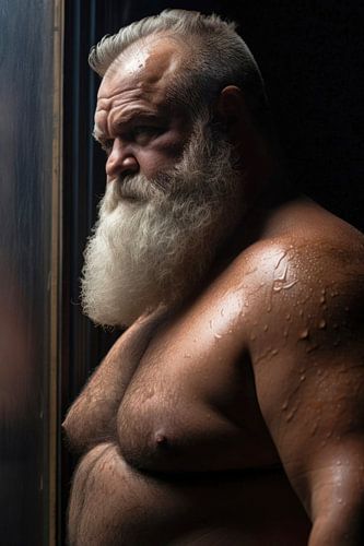 Portrait d'un homme barbu